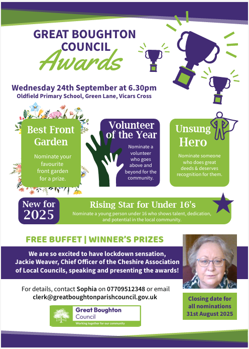 Great Boughton Council Awards